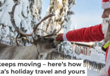 Could this be the next Blitzen? Feeding a reindeer in Lapland, Finland, north of the Arctic Circle. Roberto Moiola/Sysaworld/Moment via Getty Images
